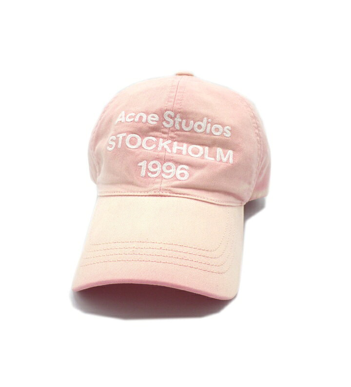 アクネストゥディオズ Acne Studios  1996 ウォッシュ加工 ベースボール キャップ 帽子 ピンク サイズOS w27533 