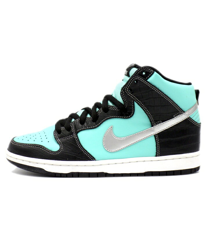 ナイキ NIKE × ダイヤモンド サプライ Diamond Supply 【 SB DUNK HIGH Tiffany 653599 400 】 SB ダンク ハイ ティファニー スニーカー ティファニーブルー×ブラック×シルバー サイズ28.5cm f31726
