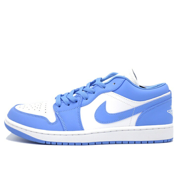 ナイキ NIKE  ウィメンズ エア ジョーダン 1 ロー ユーエヌシー スニーカー ライトブルー×ホワイト サイズ28.5cm f31751