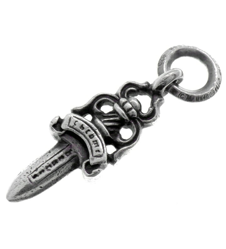 クロムハーツ CHROME HEARTS　【 #5 DAGGER 】 #5 ダガー チャーム シルバー ネックレス トップ　シルバー　サイズ#5　52442【中古】