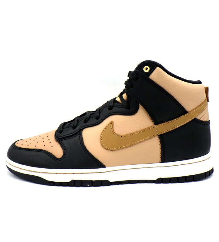 ナイキ NIKE 【 WMNS DUNK HIGH LXX Black Flax DX0346 001 】 ウィメンズ ダンク ハイ ブラック フラックス スニーカー ブラウン×ブラック サイズ28.5cm h9136