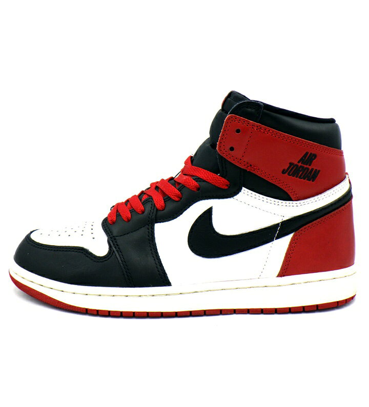 ナイキ NIKE 【 AIR JORDAN 1 RETRO HIGH OG BLACK TOE REIMAGINED DZ5485 106 】 エア ジョーダン 1 ハイ OG ブラック トゥ つま黒 リイマジンド スニーカー レッド×ホワイト サイズ28cm h9140