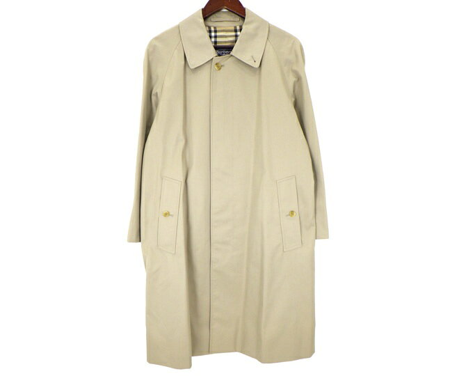 バーバリー BURBERRY 裏地 ノバ チェック ステンカラー コート ベージュ サイズ46 54085 中古 lit-web-10090196 SeekeR パッケージ画像