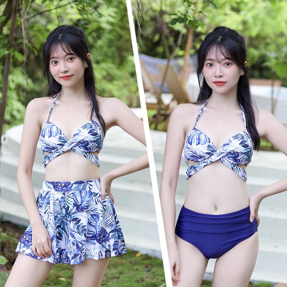 【TaoTech】【UVチェッカー付き 夏新作5点セット】水着 フィットネス レディース セット 体型カバー 運動 UV カット 紫外線 クラゲ スポーツ ラッシュガード 長袖 ショートパンツ 短パン レギンス 防水 水陸両用 競技 送料無料