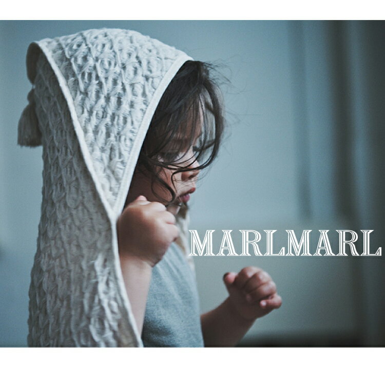 マールマール おくるみ フードタオル MARLMARL hooded towel オーガニック フード付きタオル ポンチョ ブランケット ベビー 男の子 女の子 出産祝い ギフト