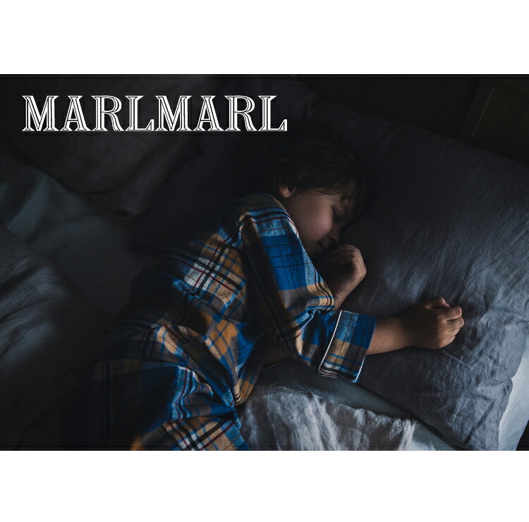 Litakara baby Plusのマールマール ナイトウェア カーミー セパレート パジャマ MARLMARL calmy 腹巻き 付き ホームウェア 男の子 女の子 お誕生日 ギフト 2022AW 90cm 100cm プレゼント｜アングル2