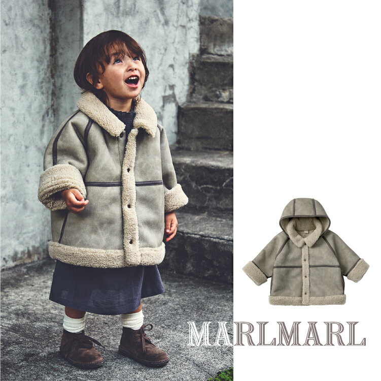 ޡޡ MARLMARL alto mouton greige  ࡼȥ󥰥졼 ܥ ˤλ λ  ץ쥼...