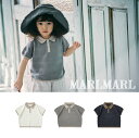 マールマール ニットポロシャツ knit polo shirts MARLMARL 男の子 女の子 シャツ キッズ 子供 プレゼント お出かけ お食事会 旅行 帰省 シャツ 綿100% 2025SS