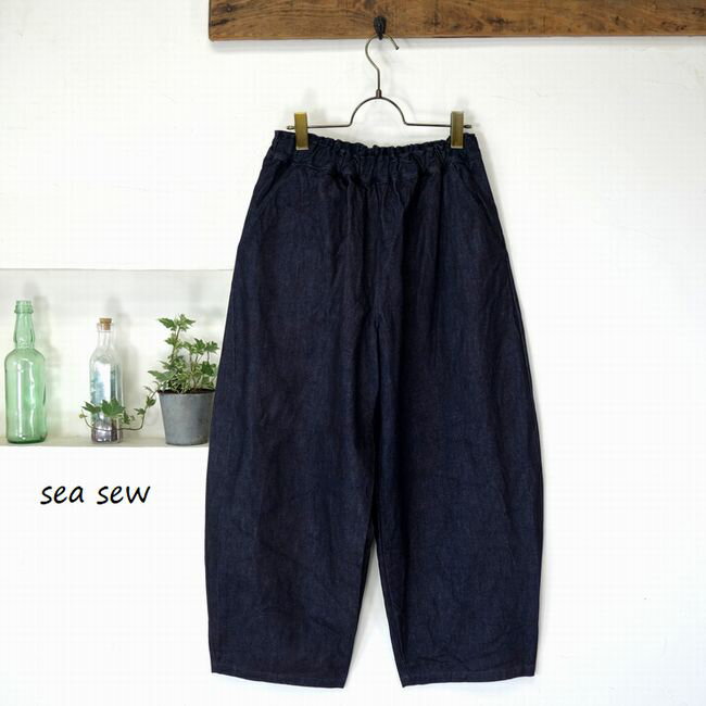 乐天商城 - 5％OFFクーポン配布中 sea sew シーソー 12ozデニム コクーンパンツ 1112-507 1112507