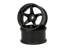 G-FORCE ハイトラクションドリフト用ホイール(黒) N-Type Drift Wheel High Traction/+6/Black GD054 ジーフォース