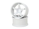 G-FORCE スーパートラクションドリフト用ホイール(白)N-Type Drift Wheel Super Traction/+6/White GD050 ジーフォース