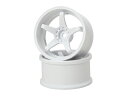 G-FORCE ハイトラクションドリフト用ホイール(白) N-Type Drift Wheel High Traction/+8/White GD049 ジーフォース
