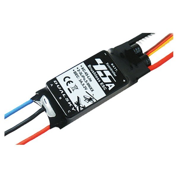 DUALSKY XC-45-Lite 45A BEC 空用ESC 【メール便可】