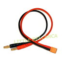 LB XT30コネクター用充電ケーブル(16AWG/300mm) 【クロネコゆうパケット】