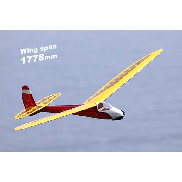 飛行機 PILOT レトロRCグライダー　セサミ70 バルサキット　12167　（1.778m)