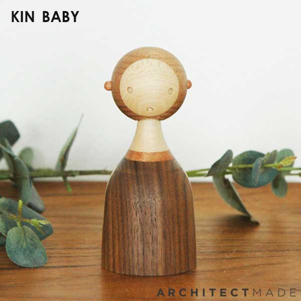 KIN BABY(ベビー） H10.8cm ARCHITECTMADE(アーキテクトメイド)デンマーク 木製オブジェ・置物・北欧オブジェ