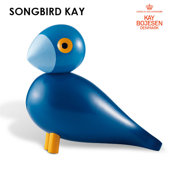 Kay Bojesen(カイ・ボイスン） SongBird(ソングバード）Kay（カイ）ブルー 木製オブジェ デンマーク【RCP】【HLS_DU】