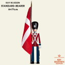 Kay Bojesen(カイボイスン）STANDARD-BEARER 衛兵 旗持ちMサイズ H77cm 39224 木製オブジェ 北欧 デンマーク