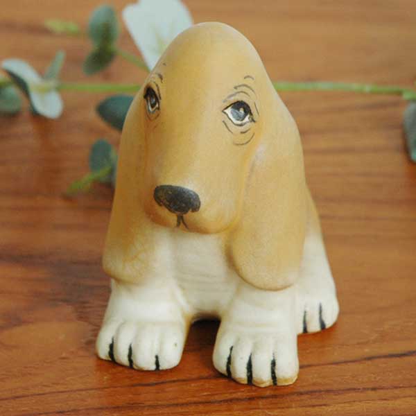 Lisa Larson リサラーソン Basset バセット ケンネルシリーズ 北欧オブジェ 置物