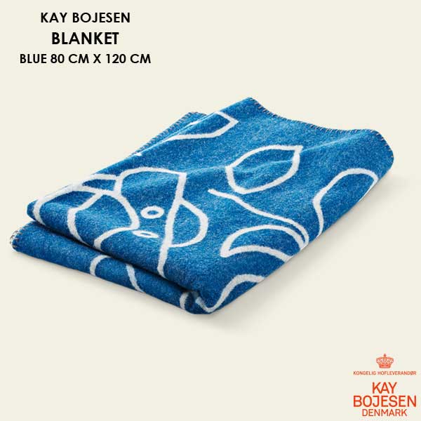 Kay Bojesen(カイボイスン) ブランケット・ブルー80×120cm ひざ掛け 北欧 デンマーク【RCP】【HLS_DU】