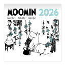 【予約10月】ムーミン原画壁掛けカレンダー2026 30×30cm Putinki(プティンキ) ムーミングッズ 北欧フィンランド 北欧雑貨
