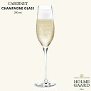 ホルムガード CABERNET(カベルネ）シャンパングラス 290ml 1個 HOLMEGAARD(ホルムガード）Champagne Glass 北欧グラス