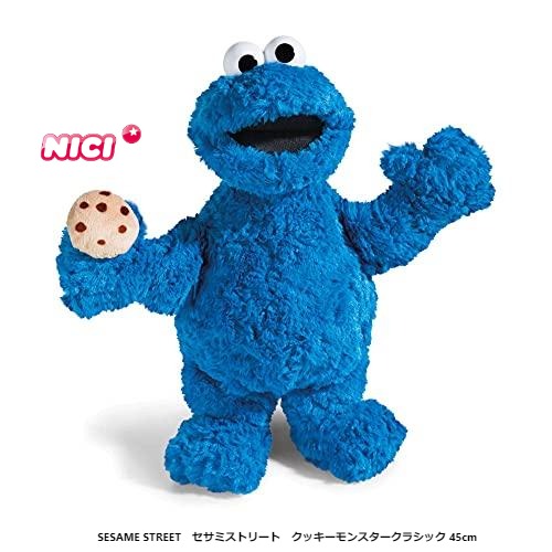 Rakuten - ニキ NICI SESAME STREET クッキーモンスター クラシック 45cm かわいい 人気 マスコット アニマル 動物 人形 おもちゃ 玩具 ベビートイ 人気 おしゃれ 子供 こども 赤ちゃん キャラクター ソフトトイ ふわふわ 幼児 男の子 女の子 誕生日 ギフト プレゼント