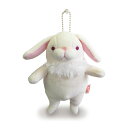 シナダグローバル Shinada Global もちシリーズ もちうさぎ もちうさmini ロップイヤー ホワイト ふわふわ 肌触り キーホルダー グッズ キーリング キッズ 子供 こども 子ども 人気 かわいい 可愛い 幼稚園 保育園 小学生 誕生日 プレゼント ギフト