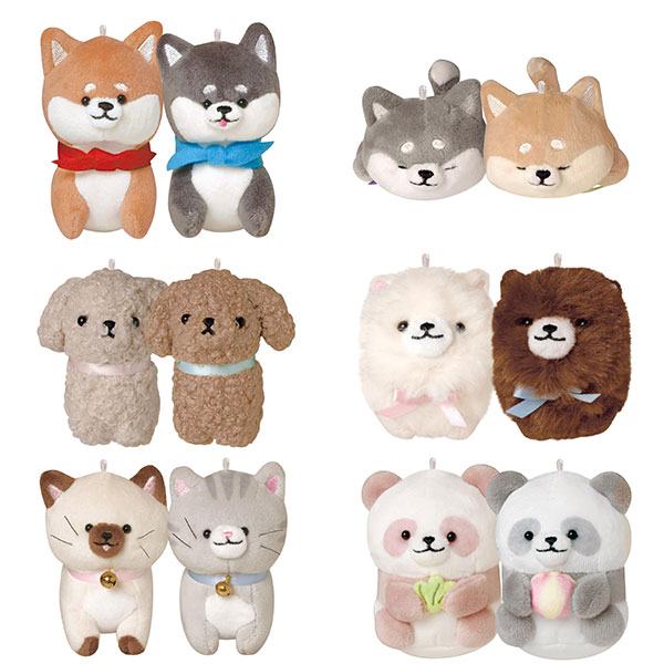 ゆるほわ ポメラニアン ぬいぐるみ 全4種セット （カプセル）【6