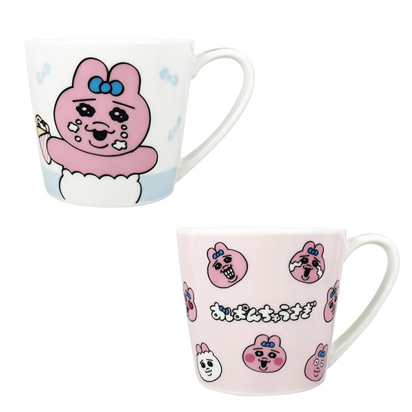 メジャーマグ おぱんちゅうさぎ アップ チラシ うさぎ 食器 マグカップ コップ カップ コーヒーカップ 陶器 紅茶 お茶 グッズ キッズ こども 子ども 人気 かわいい 可愛い 誕生日 プレゼント ギフト プチギフト キャラクター キャラクターグッズ