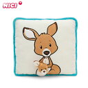 ニキ NICI WF25 Wild Friends 2025 クッション カンガルー 30×30 可愛い かわいい アニマル 動物 ギフト グッズ キッズ かわいい 可愛い 誕生日 プレゼント(3)