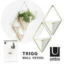 トリッグ ウォールオーガナイザー S 2pcs ホワイト アンブラ Umbra プランター 植物 ワイヤー 収納 インテリア 装飾 ウォールデコレーション 壁面...