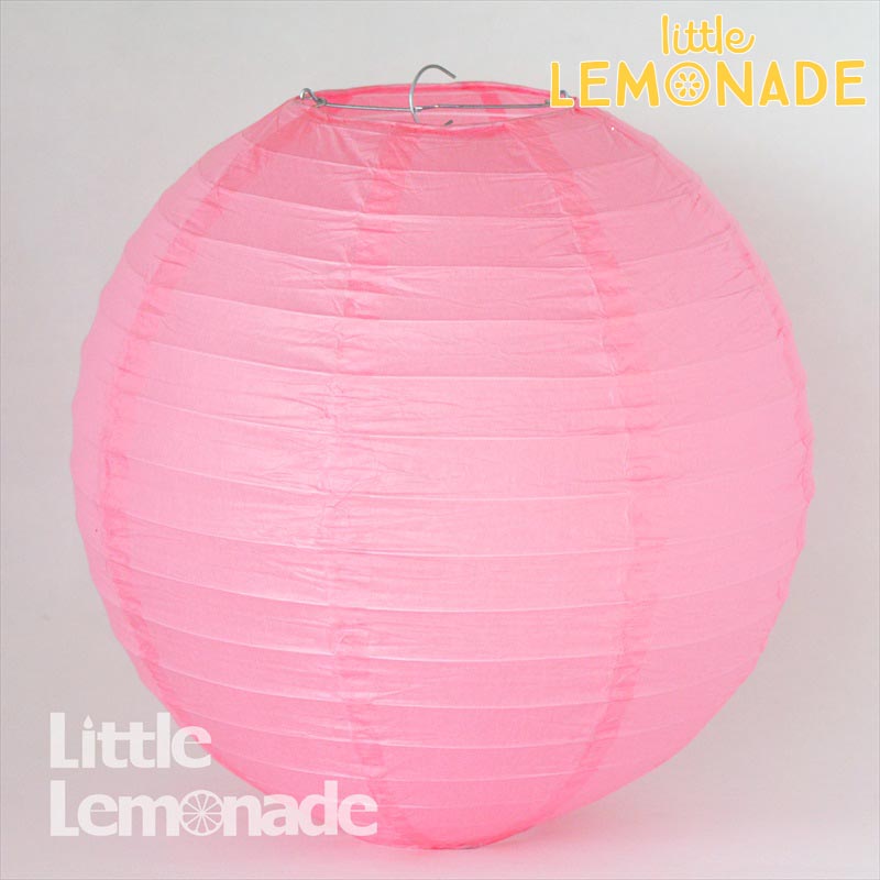 ペーパーランタン ボール／ピンク 30cm　ペーパーランタン ボール　レッド 30cm 紙製 提灯 paper lantern PINK ウェディング 祭り 装飾 ブライダ リトルレモネード SALEP