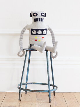 【Meri Meri】ロボットのぬいぐるみ ソフトトイ ファブリックトイ ギャラクシー 子供のおもちゃ ギフト 出産祝い 誕生日祝い クッション 子供部屋 インテリア Large Robot Knitted Toy あす楽 リトルレモネード メリメリ