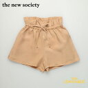 【The New Society】 ANGIE SHORT/CAMEL ショートパンツ【6歳/8歳/10歳】夏 半ズボン 夏休み 子供服 スペイン インポート 春夏 21SS リトルレモネード アパレル SALE 24SALE