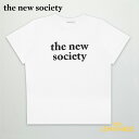 【The New Society】 THE NEW SOCIETY TEE/ホワイト Tシャツ【8歳/10歳】シャツ 半袖 子供服 スペイン インポート ユニセックス 春夏 21SS リトルレモネード アパレル SALE
