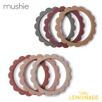 【Mushie】 歯固め Flower Bracelet 3-Pack Berry/Dried Thyme/Natural・Blush/Rose/Shifting Sand ムシエ アースカラー ベビー 男の子 女の子 出産祝い おしゃれ リトルレモネード 赤ちゃん