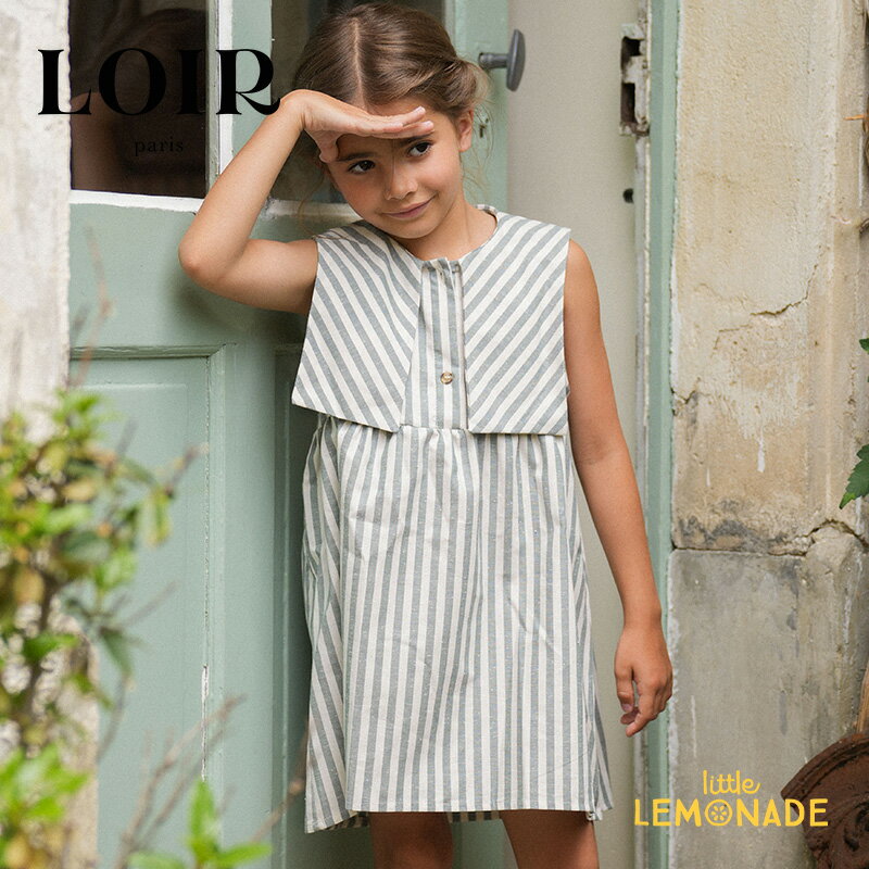 ブランド LOIR 商品名 Dress Colombe - Green Large Stripe 【12か月/24か月/36か月】 用途 ワンピース,ドレス,ストライプ,ボーダー,サマーワンピ,お祝い,ギフト,出産祝い 素材・内容 綿100...