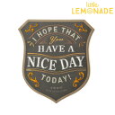 【amabro】刺繍入り メッセージカード / HAVE A NICE DAY EMBROIDERY カード メッセージ グリーティング プレゼント お祝い サンキューカード 御礼状 リトルレモネード ★SALED