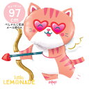 キューピット ネコ バルーン 【ぺしゃんこでお届け】 ガスなし フィルム風船 ピンク 猫 ねこ キャット ウェディング 結婚式 2次会 バレンタイン イベント パーティー 飾り付け 飾り かわいい ハート サングラス リトルレモネード BSALE