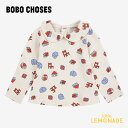 BOBO CHOSES Toys all over collar T-shirt (6か月/12か月) ボボショーズ ベビー 長袖 Tシャツ ロンT 襟付き 丸...