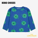 BOBO CHOSES Lucky Clover all over T-shirt (12か月/24か月) ボボショーズ ベビー 長袖 Tシャツ ロンT クロー...