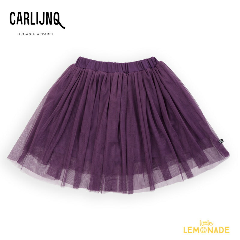 【CarlijnQ】 Basics - tutu (purple) 【86/92・98/104・110/116】 (BSC012) パープル チュール スカート ボトムス 紫 ベビー服 子ども服 カーラインク むすめ服 リトルレモネード YKZ AW23 AROUND THE WORLD SALE