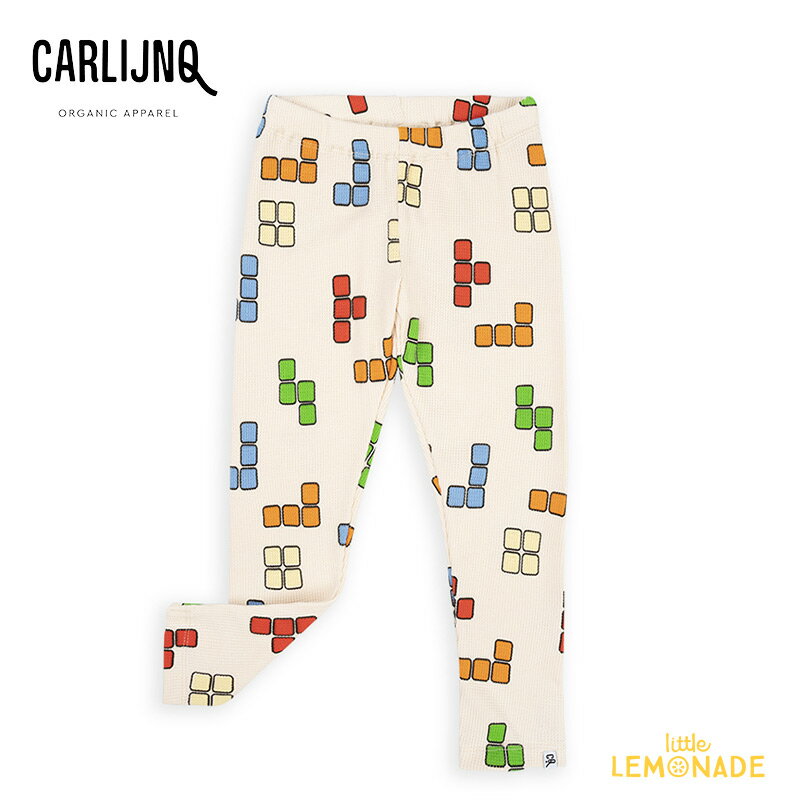 楽天リトルレモネード楽天市場店【CarlijnQ】Blox - legging 【 74/80・86/92・98/104・110/116 】 ブロック 総柄 レギンス （SS24-BLX157） スパッツ ボトムス ブロック柄 ユニーク ゲーム カラフル 子ども服 むすこ服 むすめ服 WHAT I LIKE カーラインク 海外子ども服 リトルレモネード あす楽 KTZ