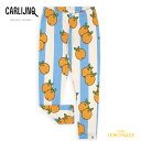 【CarlijnQ】Orange - legging 【 74/80・86/92・98/104・110/116 】オレンジ 総柄 レギンス (SS24-ORA272) スパッツ ボトムス ブロック柄 ユニーク ストライプ カラフル 子ども服 むすこ服 むすめ服 WHAT I LIKE カーラインク 海外子ども服 リトルレモネード あす楽 YKZ