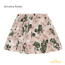 【CHRISTINA rohde】 SKIRT NO. 202 Col. 1 スカート ライトブルー地 花柄 【2歳/3歳/4歳】 ボトムス こども服 Beau...