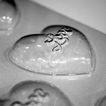 CK チョコレート型 ふっくらハートLove【チョコレートモールド 型抜き お菓子作り テンパリング バースデイ デコレーション スイーツ 製菓 手作り バレンタイン 誕生日】 あす楽 リトルレモネード