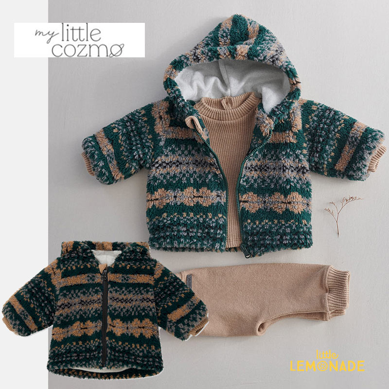 ブランド MY LITTLE COZMO 商品名 ethic sherpa baby jacket | unique【12か月/24か月】（ELAN197） 用途 ジャケット,コート,ジャンパー,アウター,フード付き,ジップ式,防寒,出産祝い,ギフト,プレゼント,コーディネート 素材 素材 : 表面-ポリエステル90%、ポリアクリル10% 裏面-コットン100% 商品説明 エスニック プリントでデザインされたこのベビー ジャケット。 頭から暖かいフード付き、フロント ジッパー、フロント ポケット 2 つ、リブ編みの袖口が特徴で、裾に伸縮性があり着心地◎ おしゃれなグリーンベースで、外の寒さからベビーを守ります◎ 返品・交換について 本商品は商品到着後の返品・サイズ交換は承っておりません。 サイズに関してはご購入確定前に、商品ページのサイズガイドをご参照くださいませ。 メール便不可 宅配便でのお届けです。 こんなキーワードで検索されています 海外子供服 海外輸入ベビー服 赤ちゃん 赤ちゃん服 海外こども服 ベビー服 ベビー べびー 幼児 新生児 ベビーキッズ 子供服 子ども服 こども服 こどもふく キッズ服 服 ふく キッズ 子供 子ども こども スクール ジュニア 洋服 女の子 女児 ガールズ 女子 女の子服 男の子 男児 ボーイズ 男子 幼稚園児 幼稚園 保育園児 保育園 小学生 小学校 映え インスタ映え フォトジェニック 撮影会 フォトパーティー かわいい おしゃれ オシャレ お洒落 かわいい 可愛い カワイイ お出かけ カジュアル プチプラ ぷちぷら ゆったり お揃い 友達 友だち 無地 ストレッチ かっこいい カッコいい カッコイイ カジュアル ファッション キッズファッション 重ね着 個性派 水遊び 春 春用 春物 春服 夏 夏用 夏物 夏服 SS 秋 秋用 秋物 秋服 冬 冬用 冬物 冬服 AW 出産祝い 通園 通学 入園 入学 入園入学 新入学 入学準備 入園準備 入園セット 入学セット 普段使い お出かけ 遠足 旅行 帰省 プレゼント 誕生日 たんじょうび 誕生日プレゼント 入学プレゼント school ダンス ダンス衣装 輸入アパレル コレクション ギフト インテリア 長袖 スウェット トレーナー トップス ニット セーター ボーダー ワンポイント Tシャツ 半袖 カットソー レギンス スパッツ ボトムス ロングスリーブ 長袖Tシャツ 半袖Tシャツ 襟付き ショートパンツ ハーフパンツ 半ズボン ズボン ショーツ ワンピース 半袖ワンピース ノースリーブ スリープスーツ カバーオール サロペット ロンパース おむつカバー カーディガン ドレス アウター ジャケット ブラウス フリル スカート ミニスカート パーカー キャミソール 肌着 リブタイツ ジャンバー フーディー フリルスカート セットアップ ルームウェア パジャマ リュック バッグ かばん カバン ボストンバッグ スポーツバッグ ボストン 大きめバッグ ママバッグ マザーズバッグ 靴下 ソックス 水着 スイムウェア スイムパンツ キャップ 帽子 ベースボールキャップ バッグチャーム ぬいぐるみ ファーストトイ キーホルダー バッグチャーム 80cm 90cm 100cm 110cm 120cm 130cm 140cm 150cm 160cm 80 90 100 110 120 130 140 150 160 0 1 2 3 4 5 6 7 8 9 10 11 12 0歳 1歳 2歳 3歳 4歳 5歳 6歳 7歳 8歳 9歳 10歳 11歳 12歳 0才 1才 2才 3才 4才 5才 6才 7才 8才 9才 10才 11才 12才 0th 1th 2th 3th 4th 5th 6th 7th 8th 9th 10th 11th 12thethic sherpa baby jacket | unique【12か月/24か月】 スペインはバルセロナから届いた、ベビーとキッズアパレルブランド、マイリトルコズモ。 エスニック プリントでデザインされたベビー ジャケット。 頭から暖かいフード付き、フロント ジッパー、フロント ポケット 2 つ、リブ編みの袖口が特徴で、裾に伸縮性があり着心地◎ おしゃれなグリーンベースで、外の寒さからベビーを守ります◎ my little cozmo ◆画像クリックでブランド商品一覧へ◆ スペインのバルセロナから生まれたmy little cozmo。 子ども、女性、愛、芸術、フェアトレード、そしてゆっくりした生き方で作られたものや地球を大切にしています。 アパレル製品は耐久性のあるものにする必要があるという考えのもと、 my little cozmoのすべてのお洋服はママたちの手で細部に注意を払い、設計および作成されています。 ほぼすべてのコレクションはGOTS認定のオーガニックの繊維を使用し、 プレミアムで柔らかく、環境に優しい生地を使用しているサステナブルなブランドです。