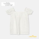 【MY LITTLE COZMO】 Linen baby dress【12か月/80cm・24か月/90cm】(RAQUEL204) ワンピース ホワイト パフスリーブ スクエアネック バルーン袖 白 リネン ドレス 海外子ども服 輸入アパレル むすめ服 マイリトルコズモ アパレル リトルレモネード YKZ SS23 SALE