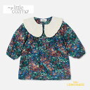 【MY LITTLE COZMO】 Floral paint baby dress 【12か月・18か月・24か月】(MONA240) フラワーペイント ガーゼ ワンピース ベビードレス 花柄 バルーン長袖 コットン100% 襟付き 海外子ども服 輸入アパレル むすめ服 マイリトルコズモ リトルレモネード YKZ AW23 SALE